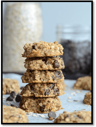 FLOURLESS PEANUT BUTTER BANANA OATMEAL COOKIES