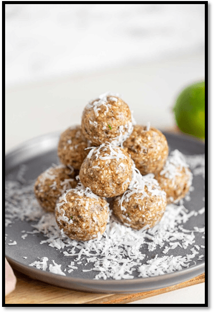 LIME COCONUT ENERGY BITES