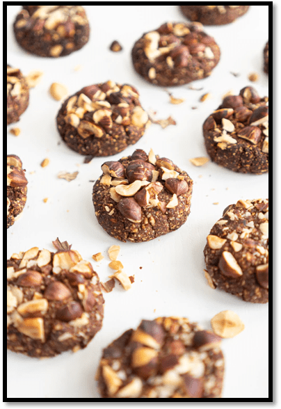 CHOCOLATE HAZELNUT COOKIES (NO SUGAR)