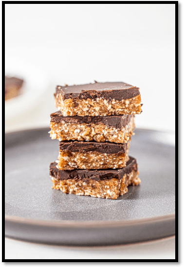 CASHEW COOKIE DOUGH BARS