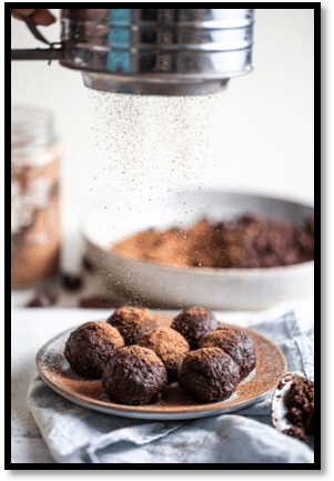 TAHINI CHOCOLATE DATE BALLS