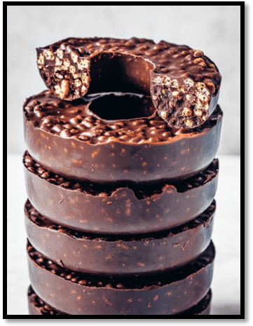 CHOCOLATE CRUNCH DOUGHNUTS