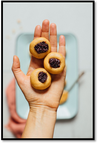 No-Bake Peanut Butter Thumbprints