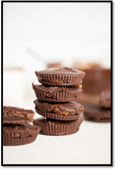 VEGAN CHOCOLATE CARAMEL CUPS