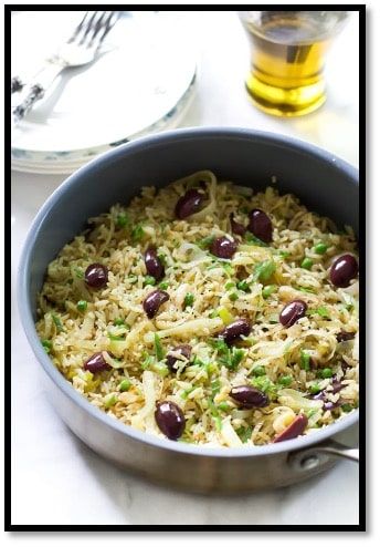 Leek Kalamata Rice