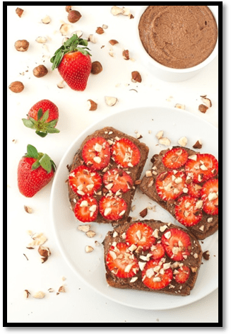 Strawberry Nutella Bruschetta