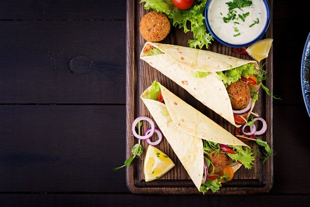 Keto Falafel Wrap
