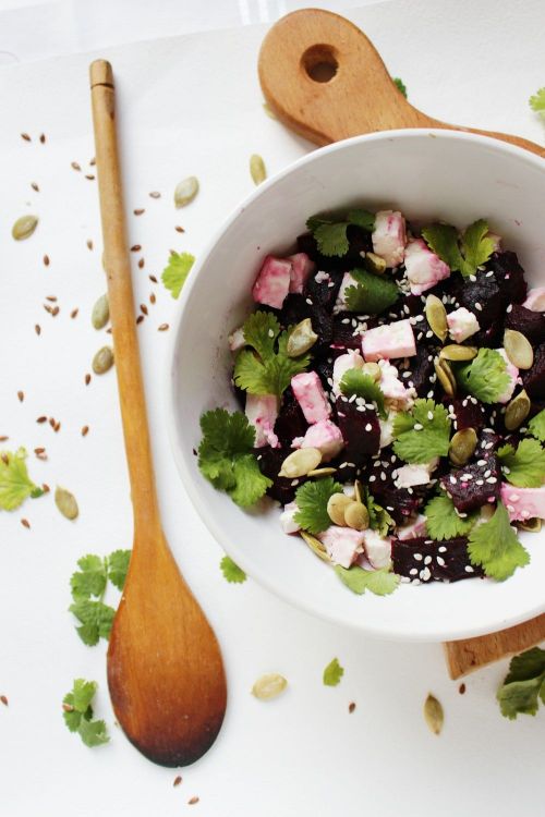 Beetroot And Feta Cheese Salad