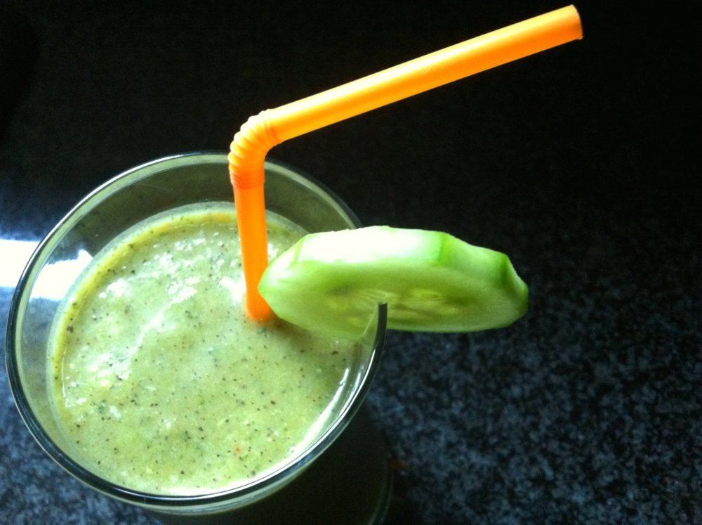 The Minty Green Banana Smoothie