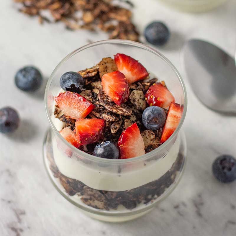YOGURT AND MIXED BERRIE