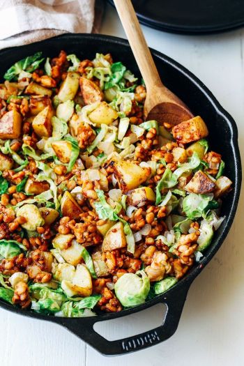 BRUSSELS SPROUTS HASH