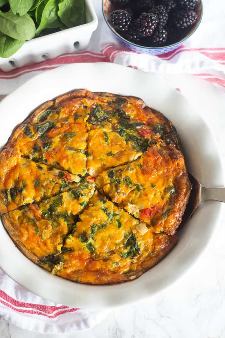 SWEET POTATO QUICHE