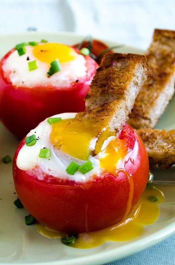 EGG STUFFED TOMATOES