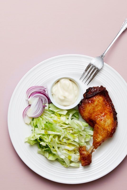 CHICKEN AND CABBAGE PLATE