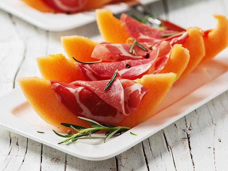 MELON WITH PROSCIUTTO