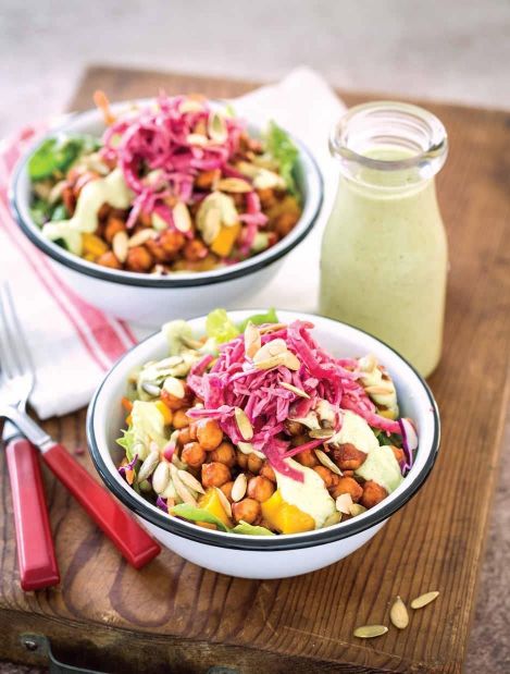 BBQ Chickpea Salad
