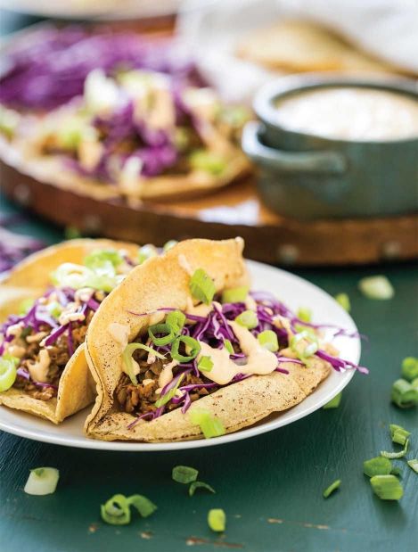 Smashed Lentil Tacos