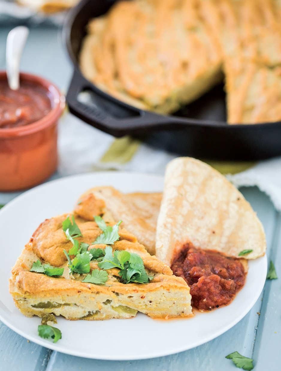 Lazy Vegan Chile Relleno Casserole