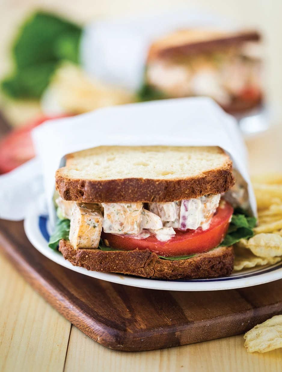 Chickenless Salad Sandwich