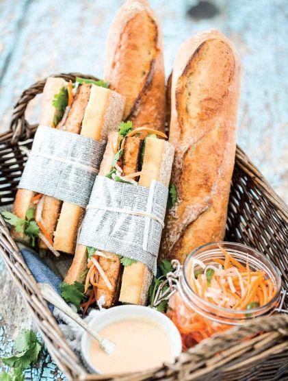 Lemongrass Tofu Banh Mi
