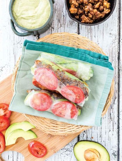 BLT Summer Rolls with Avocado