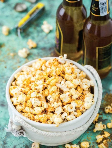 Cheesy Spiced Popcorn