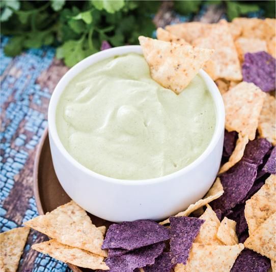 Cilantro Chile Almond Dip