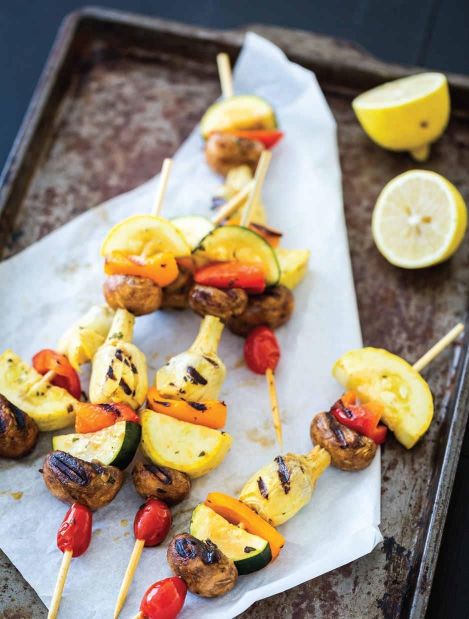 Grilled Veggie Kebabs
