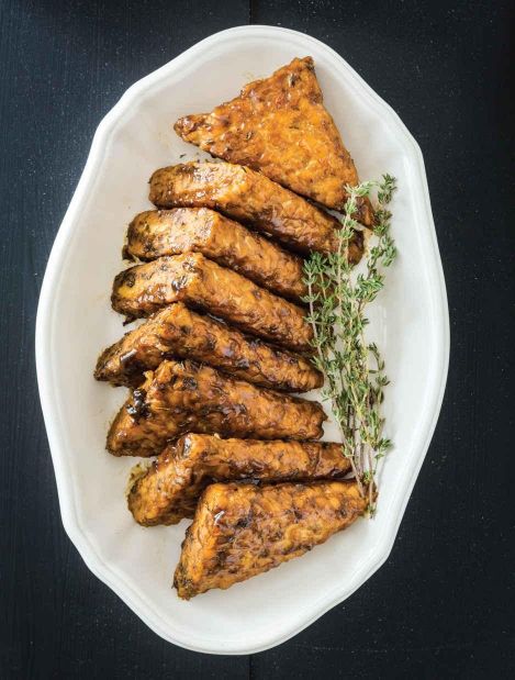 Maple-Miso Tempeh Cutlets