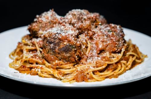 Shirataki Noodles With Meatballs