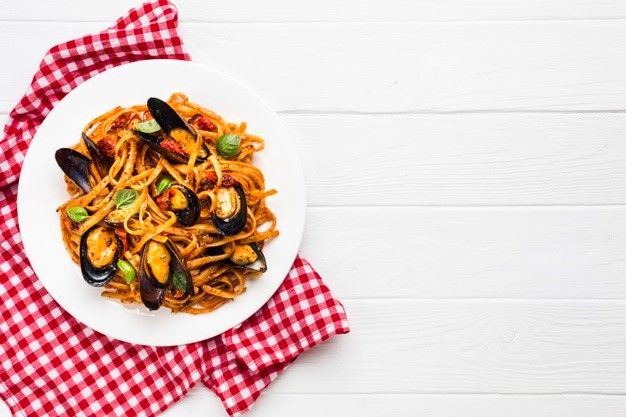 Spicy Mussels Fettuccini