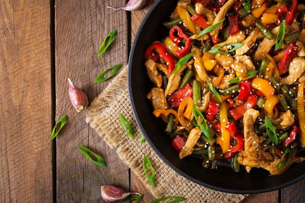 Chicken Bell pepper Stir-fry