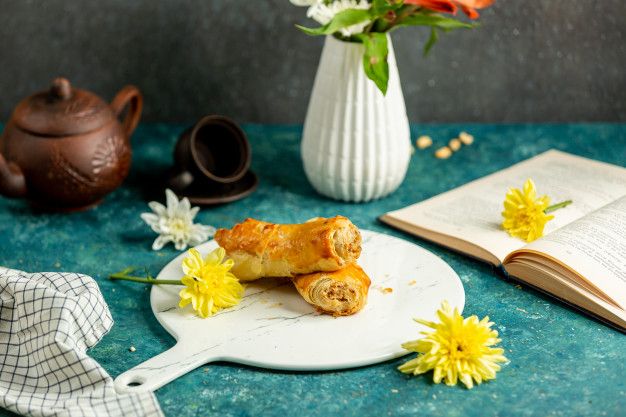 Spinach Rolls with Puff Pastry