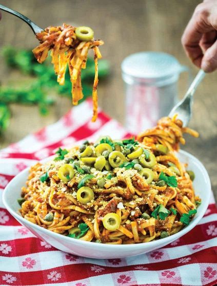 Sun-Dried Tomato Linguine